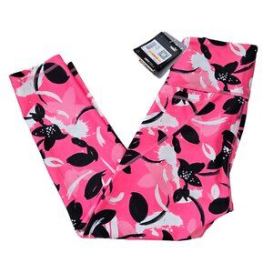PUMA DRYCELL Leggings - Pink Floral - 3/4 Leggings - Size Small - NEW WITH TAGS
